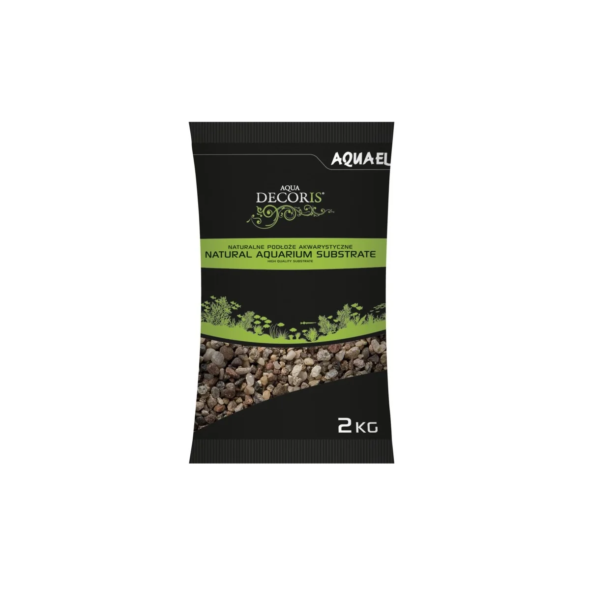 Natural Multicolored Gravel 3 - 5 mm 2Kg