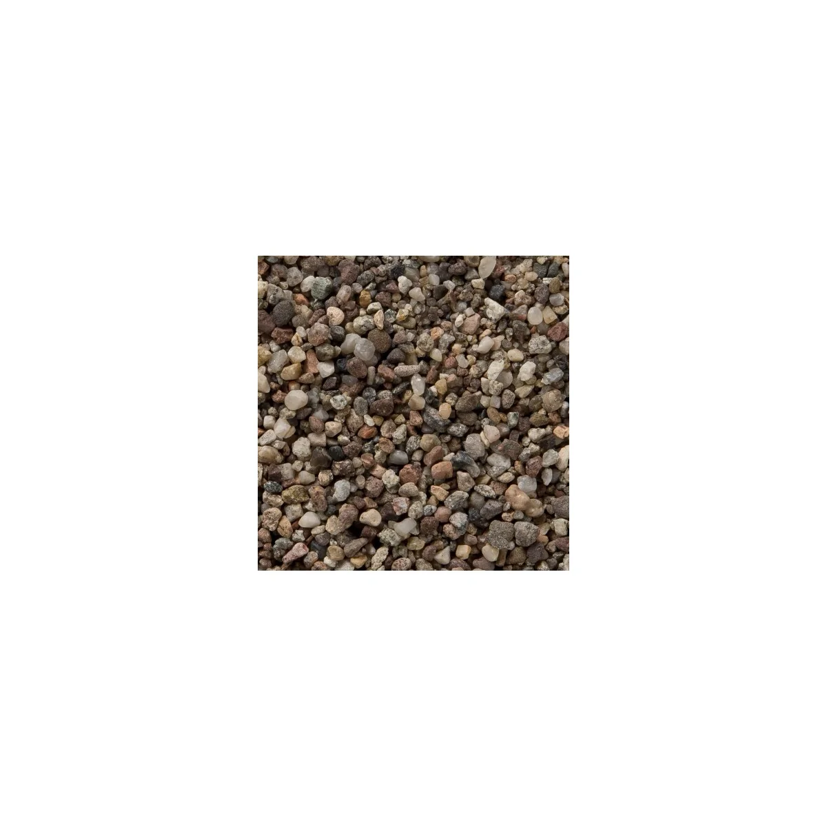 Natural Multicolored Gravel 3 - 5 mm 2Kg - vue 2