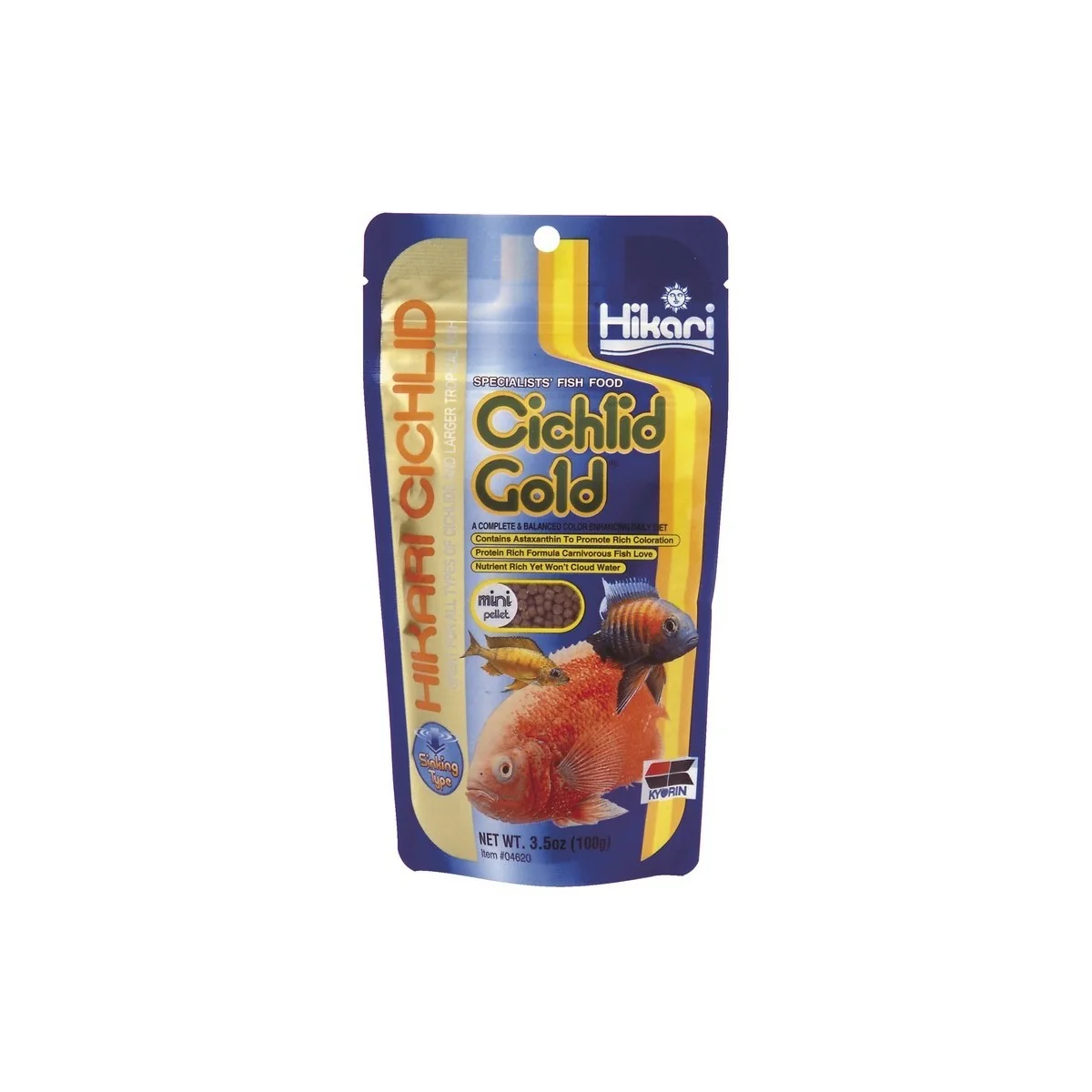 Hikari Cichlid Excel Mini Coulant 342 g - vue 3