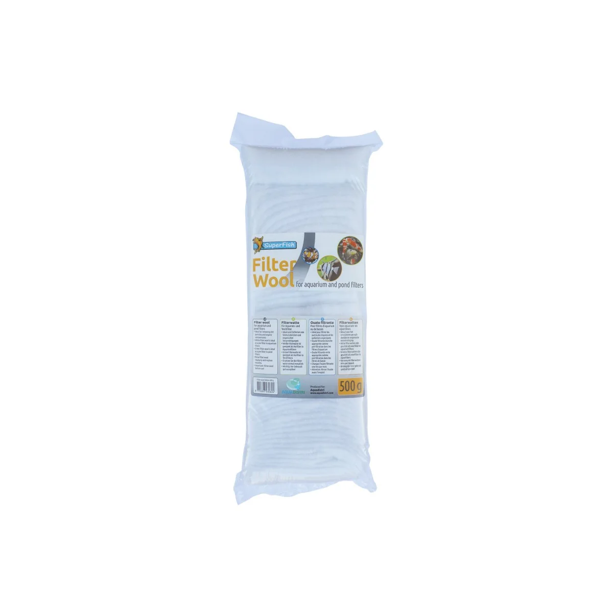 SuperFish Ouate De Filtration Blanche 500 g